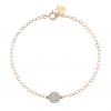 mini diamond ever disc bracelet