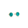 ever turquoise disc studs