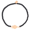 twenty wolf onyx mini bead bracelet