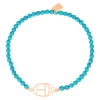 twenty wish turquoise mini bead bracelet