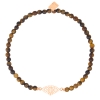 twenty ajna tiger eye mini bead bracelet