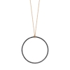 black diamond circle on chain