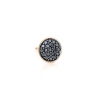 solo black diamond sequin stud