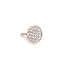 solo round sequin diamond stud