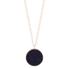 jumbo ever blue sandstone disc on chain