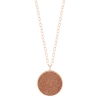 jumbo ever gold sandstone disc on chain