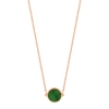 mini ever jade disc necklace