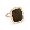 golden obsidian antique ring