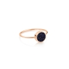 mini ever blue sandstone disc ring