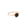 mini ever golden obsidian disc ring