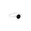 mini ever onyx white gold disc ring