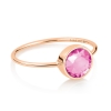 mini ever pink corundum ring