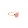 mini ever rhodochrosite disc ring