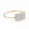 mini diamond ever rectangle ring