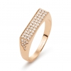 baguette diamond signet ring