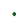 solo ever malachite disc stud