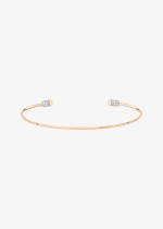 single diamond choker bangle