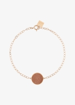 ever gold sandstone disc bracelet