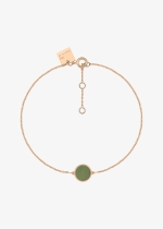 mini ever jade disc bracelet