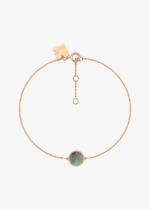 mini ever black MOP disc bracelet