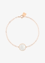 pixie ever white moonstone disc bracelet