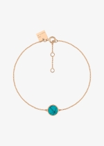 mini ever turquoise disc bracelet