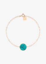 ever turquoise disc bracelet