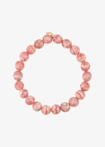 heal rhodochrosite bead bracelet