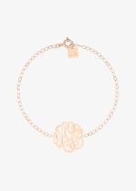 baby lace monogram bracelet