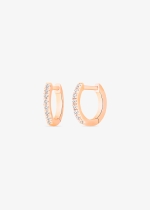 be mine mini diamond hoops
