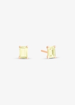 cocktail lemon quartz studs