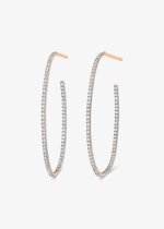 large ellipse diamond hoops