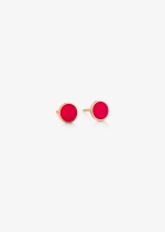 ever coral disc studs
