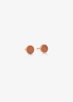 ever gold sandstone disc studs