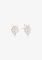 diamond wolf studs
