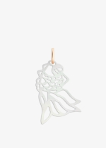 white mop goldfish charm