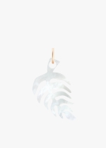 white mop palm charm