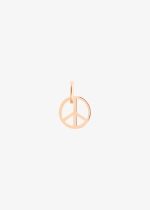mini peace & love charm