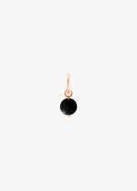 onyx tiny bead charm