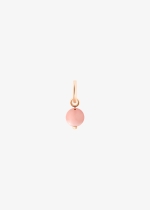 rhodochrosite tiny bead charm