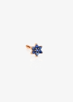 solo mini sapphire star stud