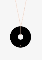 jumbo donut onyx on chain