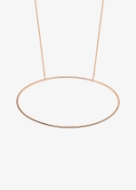 jumbo ellipse necklace