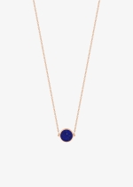 mini ever lapis disc necklace