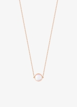 mini ever pink MOP disc necklace
