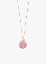 ever rhodochrosite disc on chain