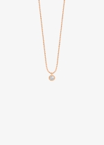 lonely diamond on chain