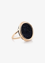 ajna blue sandstone disc ring