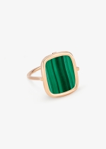malachite antique ring