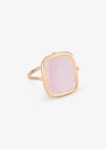 pink MOP antique ring